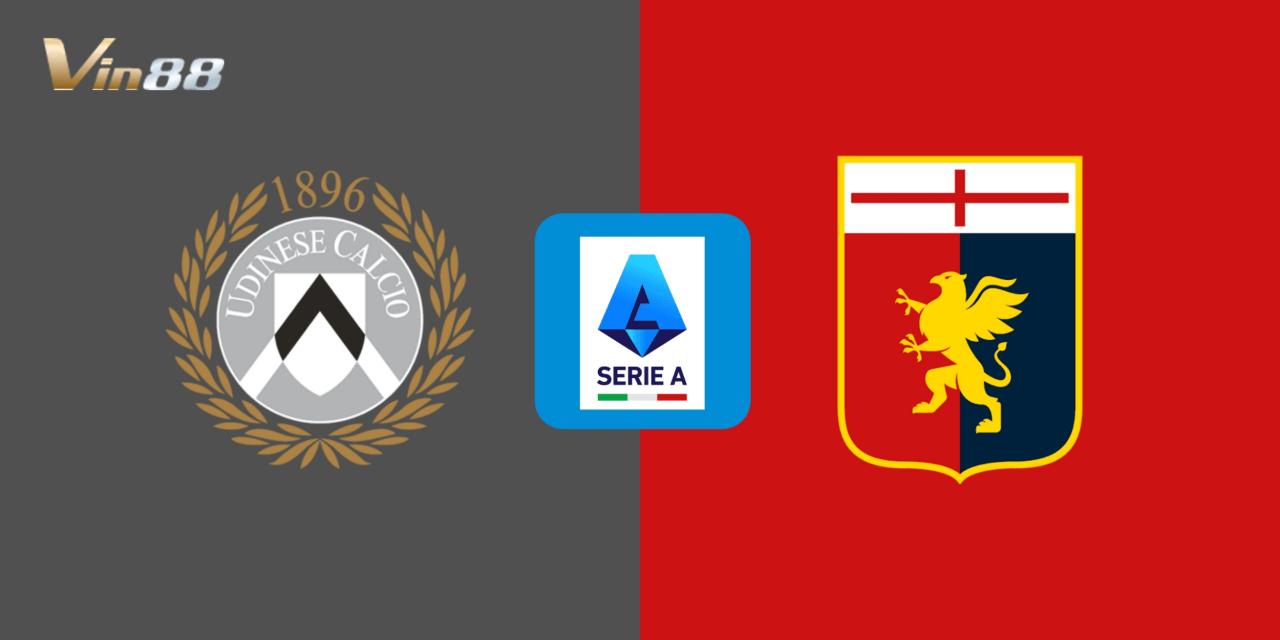 Udinese và Genoa sẽ đối đầu vào ngày 01/12/2024, khi cả hai đều gặp khó khăn về phong độ