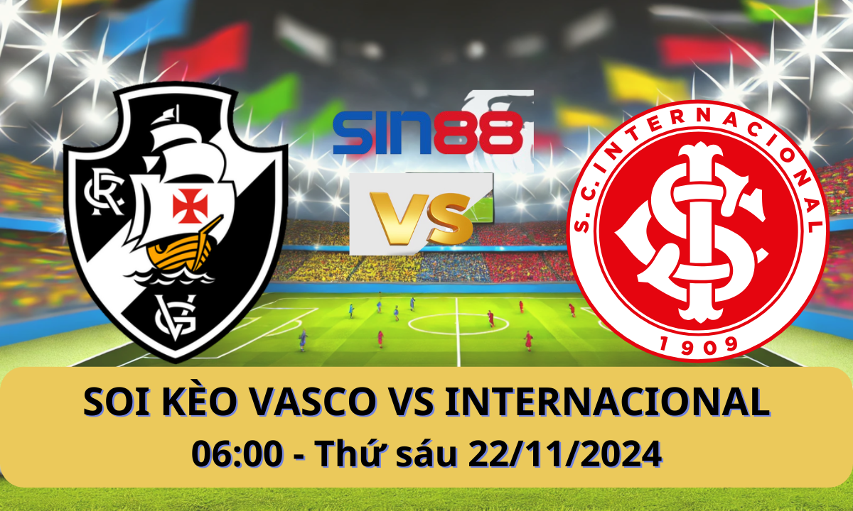 Nhận định bóng đá Vasco - Internacional 06h00 ngày 22/11/2024 - VĐQG Brazil (Kate)