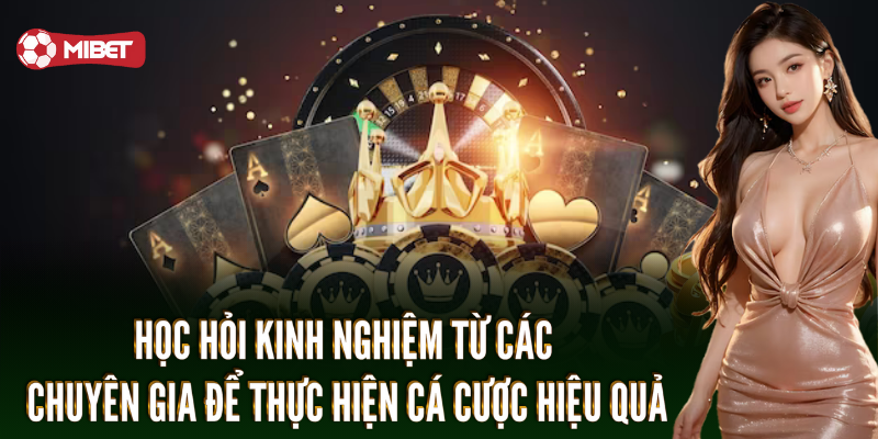 Học hỏi kinh nghiệm từ các chuyên gia cách thực hiện cá cược hiệu quả