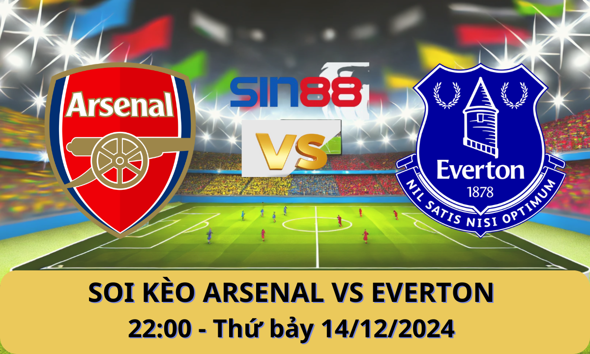 Nhận định bóng đá Arsenal - Everton 22h00 ngày 14/12/2024 - Ngoại hạng Anh (Kate)