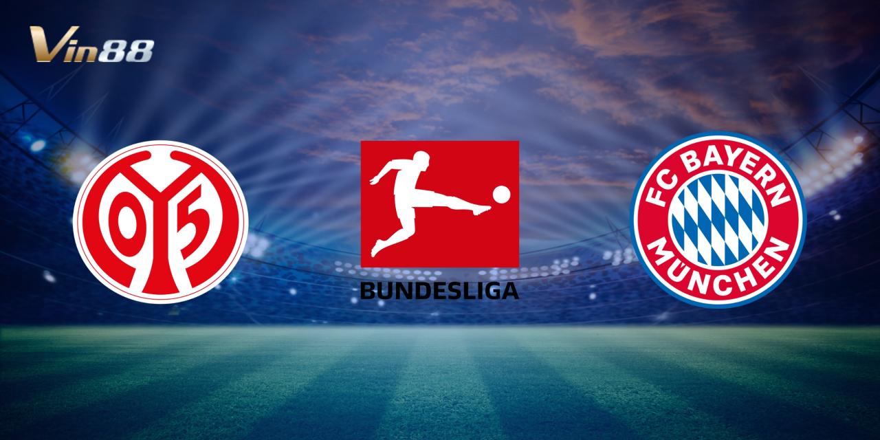 Bayern Munich và Mainz 05 gặp nhau trong trận đấu hấp dẫn tại MEWA ARENA vào ngày 14/12/2024