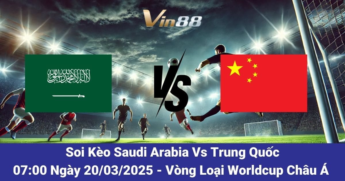 Soi kèo trận đấu Saudi Arabia vs Trung Quốc ngày 20/03/2025