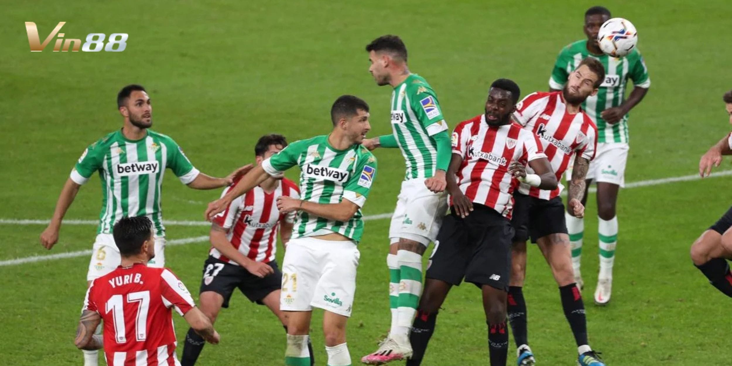 Athletic Club cho thấy sức mạnh vượt trội trước Real Betis khi rành 4/7 trận thắng