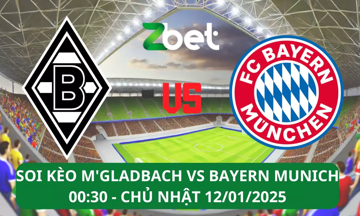 Nhận định soi kèo Monchengladbach vs Bayern Munich, 00h30 12/01/2025 – Bundesliga