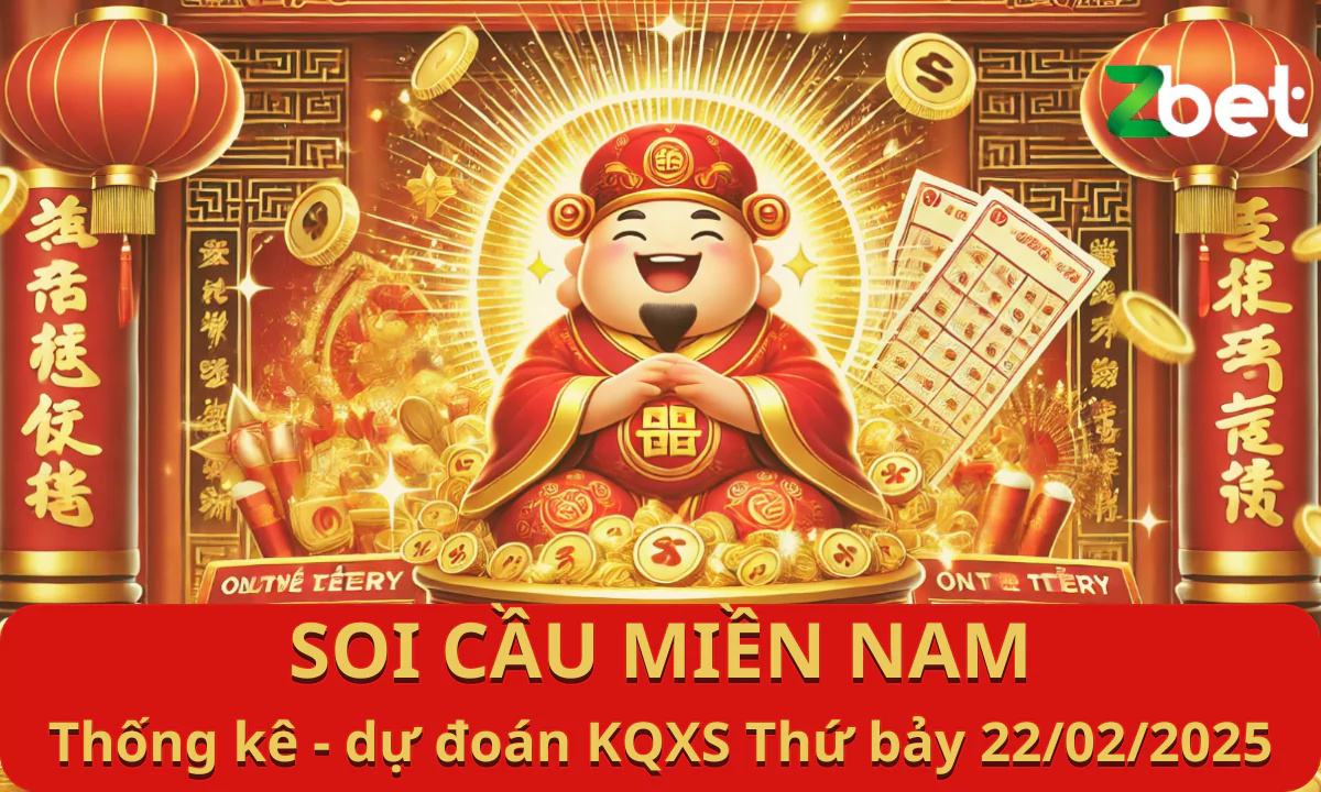 Zbet Soi Cầu Miền Nam, Thứ bảy ngày 22/02/2025 - XSMN