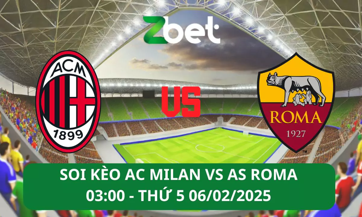 Nhận định soi kèo AC Milan vs AS Roma, 03h00 06/02/2025 – Cúp quốc gia Ý