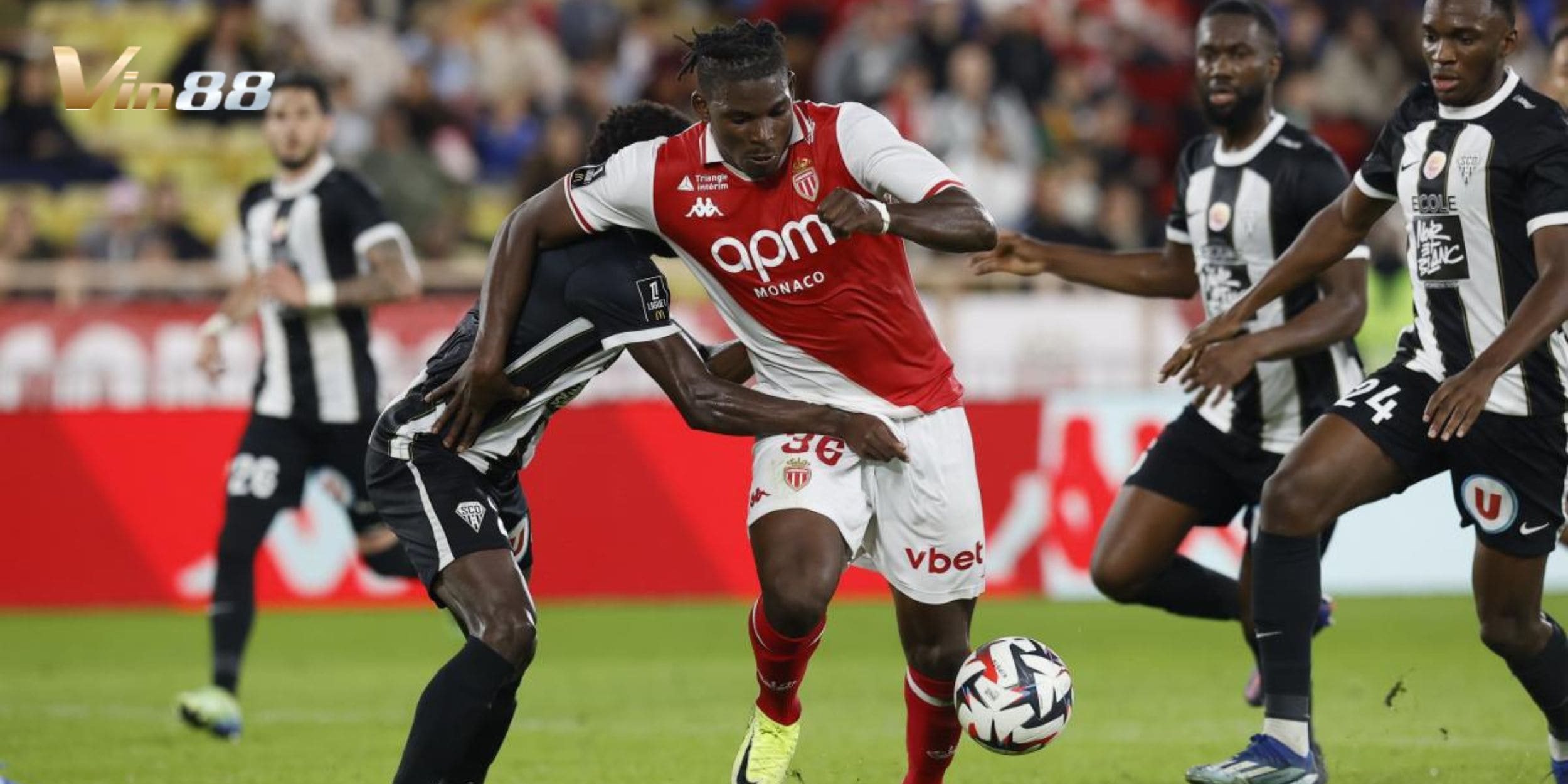 Angers SCO tỏ ra yếu thế hơn so với Monaco khi chỉ thắng 1/7 lần đối đầu 