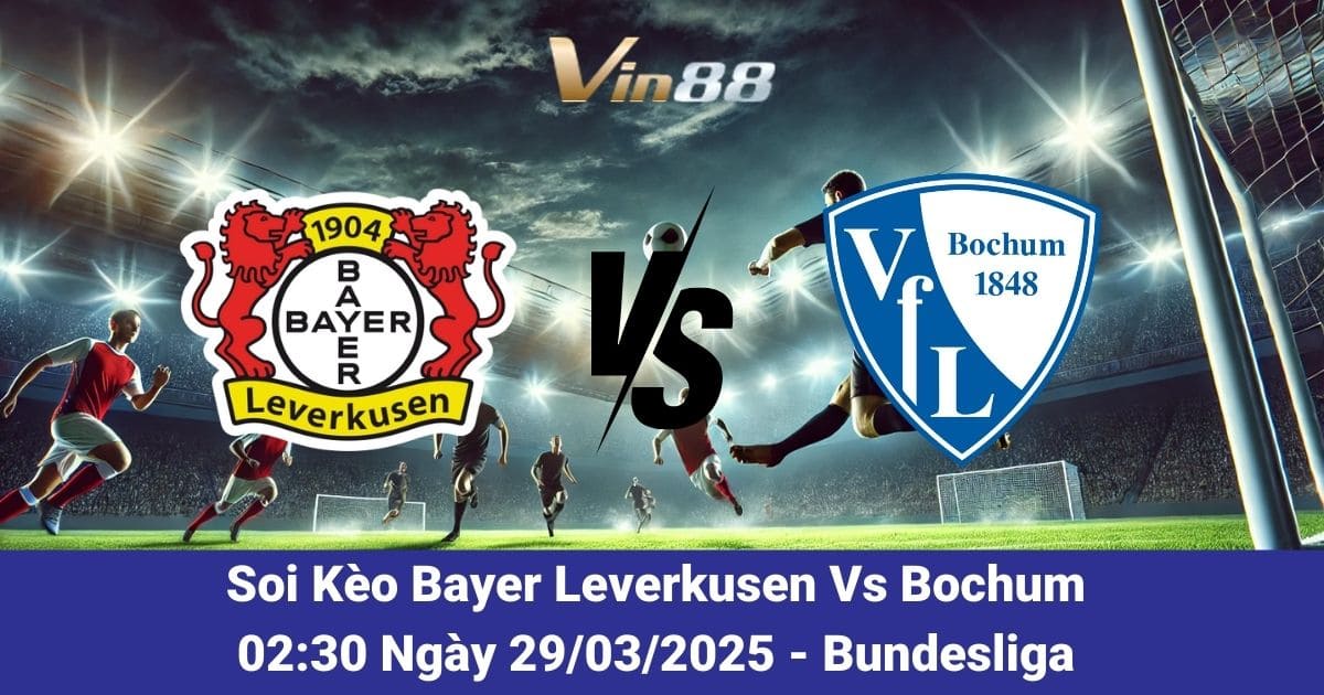 Soi kèo trận đấu giữa Bayer Leverkusen vs Bochum ngày 29/03/2025