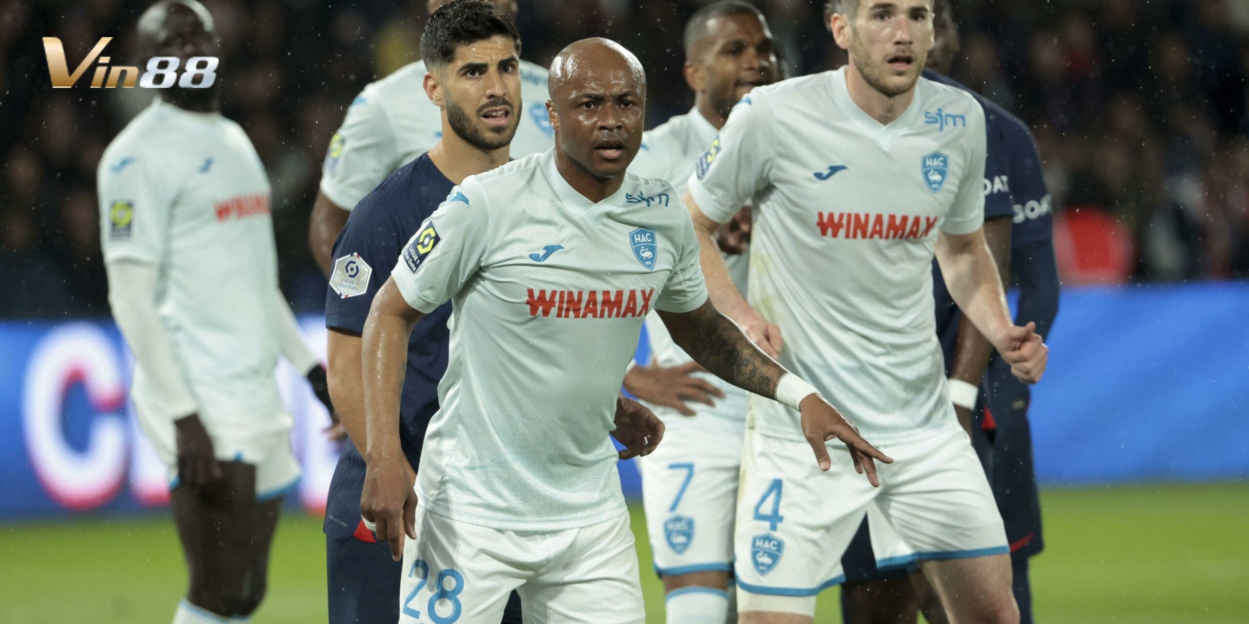 Le Havre tỏ ra yếu hơn Olympique Lyonnais khi chỉ thắng 1/5 lần trạm chán