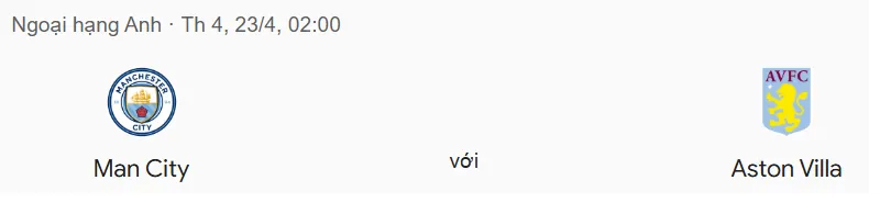 Nhận định trận đấu Manchester City vs Aston Villa uk88