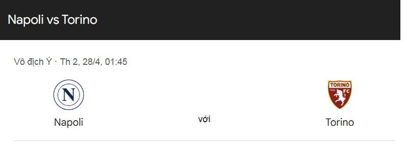 Nhận định trận đấu Napoli vs Torino uk88