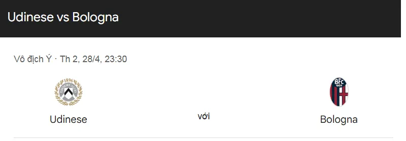Nhận định trận đấu Udinese vs Bologna uk88