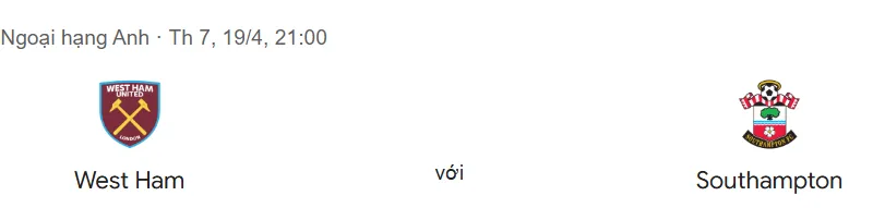 Nhận định trận đấu West Ham vs Souththampton uk88
