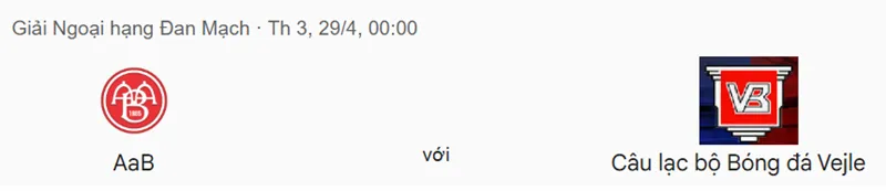 Tip kèo bóng đá trận AaB Aalborg vs Vejle uk88