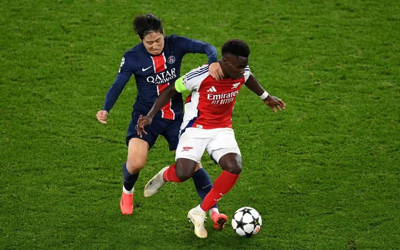 Tip kèo bóng đá trận Arsenal vs Paris Saint Germain uk88