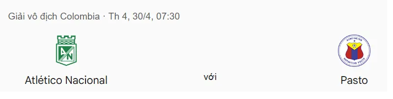 Tip kèo bóng đá trận Atletico Nacional vs Deportivo Pasto uk88