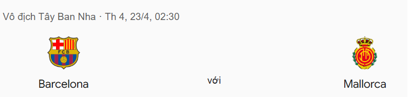 Tip kèo bóng đá trận Barcelona vs Mallorca uk88