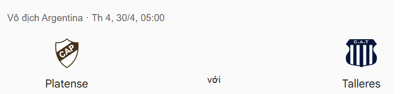 Tip kèo bóng đá trận CA Platense vs Talleres De Cordoba uk88