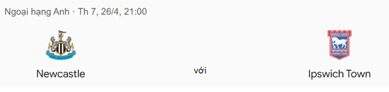 Tip kèo bóng đá trận Newcastle vs Ipswich Town uk88