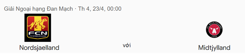 Tip kèo bóng đá trận Nordsjaelland vs Midtjylland uk88