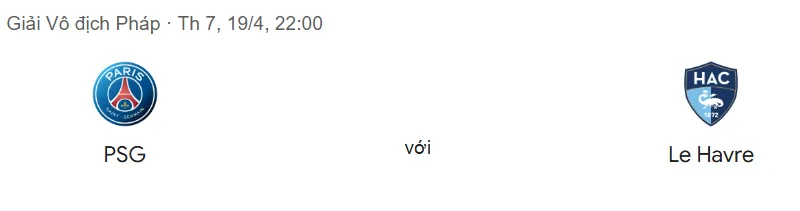 Tip kèo bóng đá trận Paris Saint Germain vs Le Havre uk88