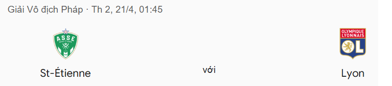 Tip kèo bóng đá trận Saint Etienne vs Lyon uk88