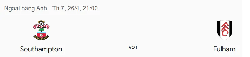 Tip kèo bóng đá trận Southampton vs Fulham uk88