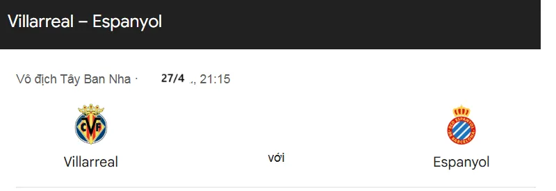 Tip kèo bóng đá trận Villarreal vs Espanyol uk88