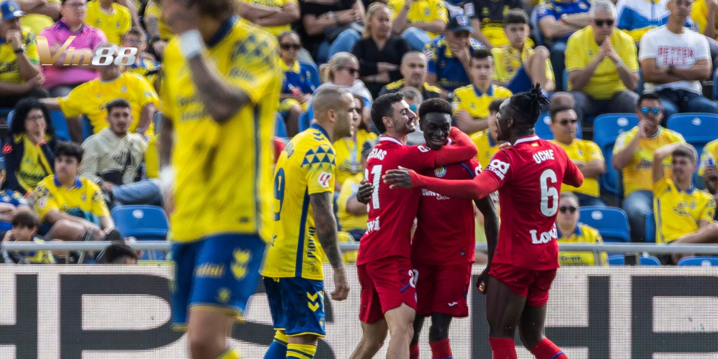 Getafe vượt trội hơn với 3 chiến thắng trong 5 lần đối đầu Las Palmas