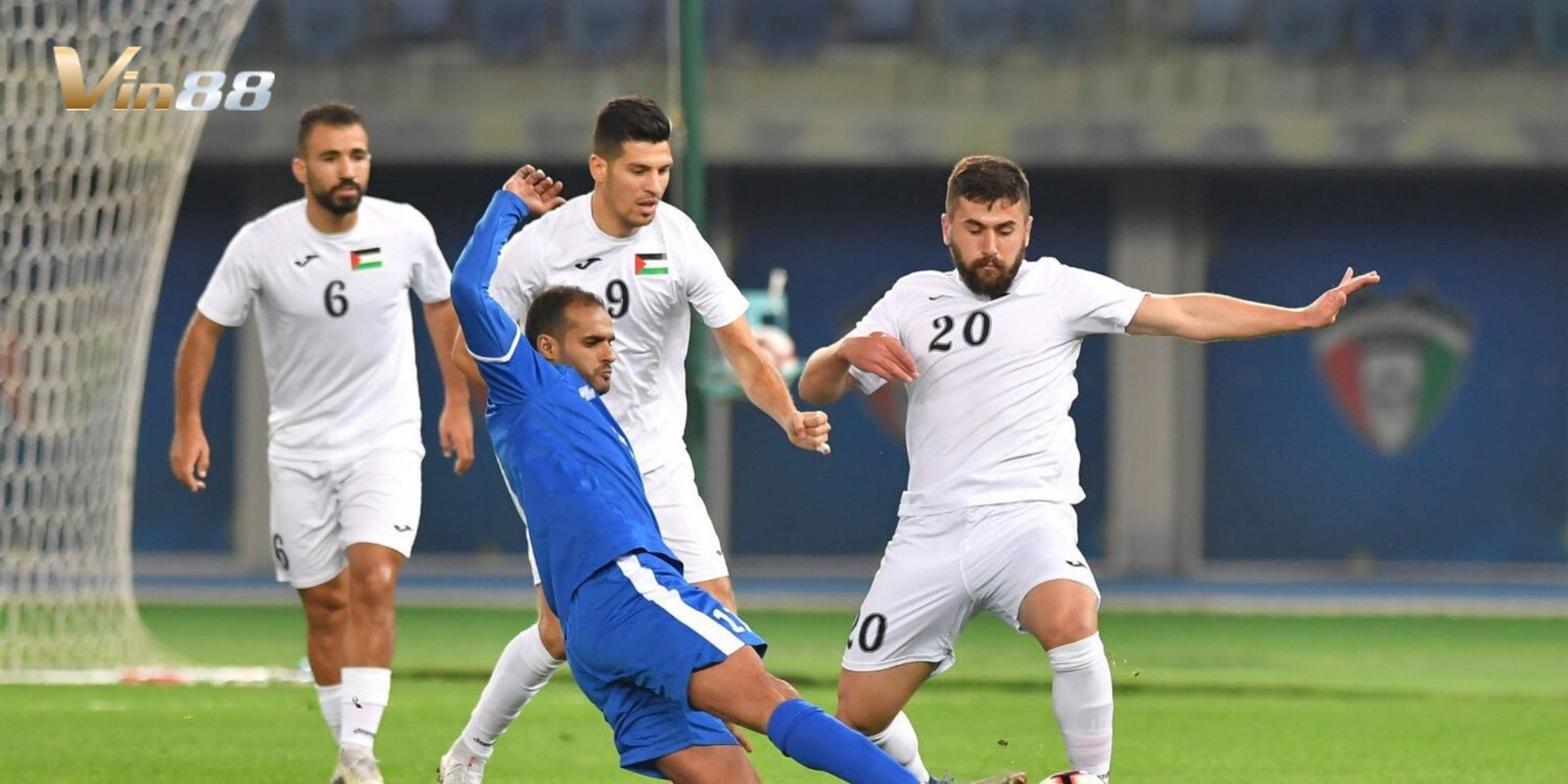 Kuwait được đánh giá cao hơn Palestine dựa trên lịch sử đối đầu