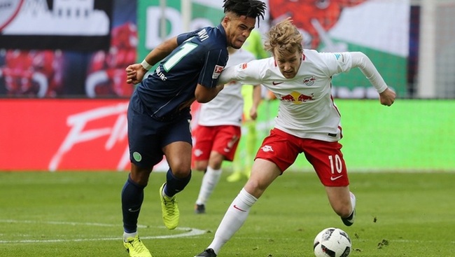 Màn đụng độ Wolfsburg vs RB Leipzig