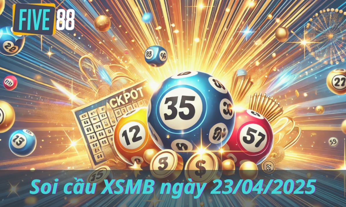 Soi cầu XSMB ngày 23/04/2025 - Chốt lô miền Bắc - Five88
