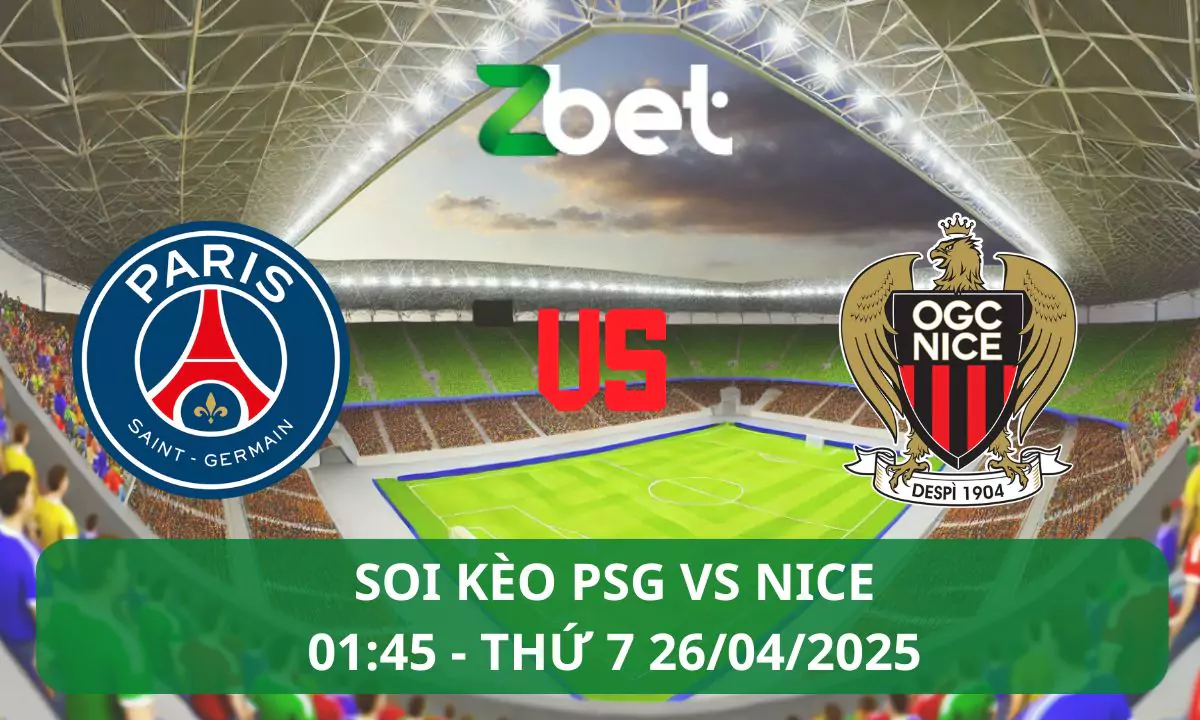 Nhận định soi kèo PSG vs Nice, 01h45 26/04/2025 – Ligue 1