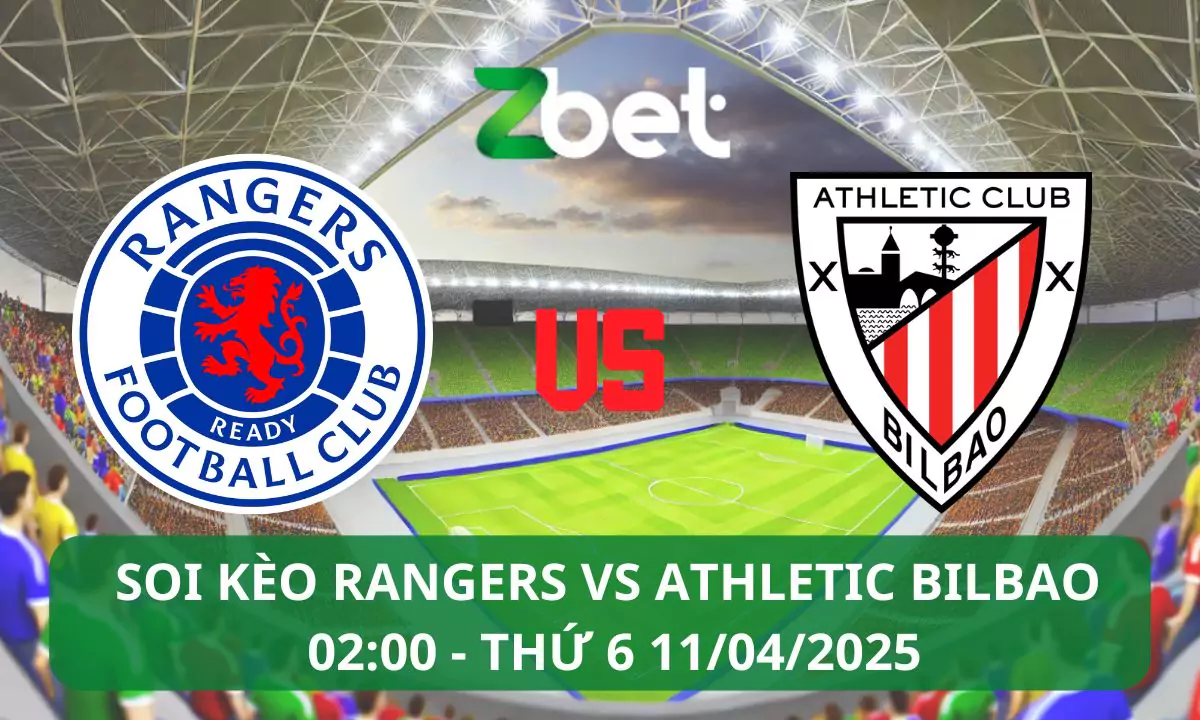 Nhận định soi kèo Rangers vs Athletic Bilbao, 02h00 11/04/2025 – Europa League