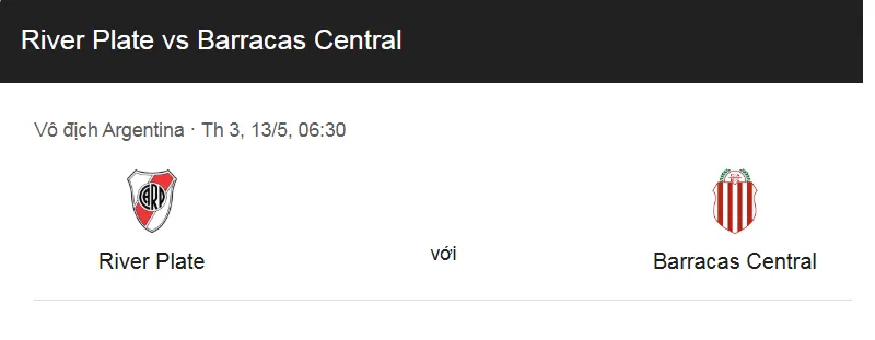 Nhận định trận đấu CA River Plate vs Barracas Central uk88