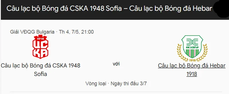 Nhận định trận đấu CSKA 1948 Sofia vs Hebar 1918 uk88