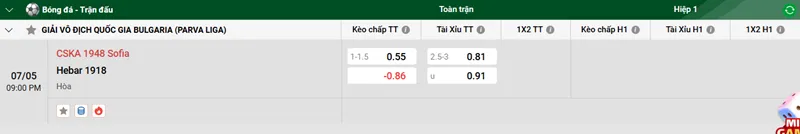 Nhận định trận đấu CSKA 1948 Sofia vs Hebar 1918 uk88