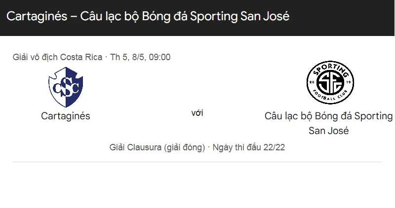 Nhận định trận đấu Cartagines vs Sporting San Jose uk88