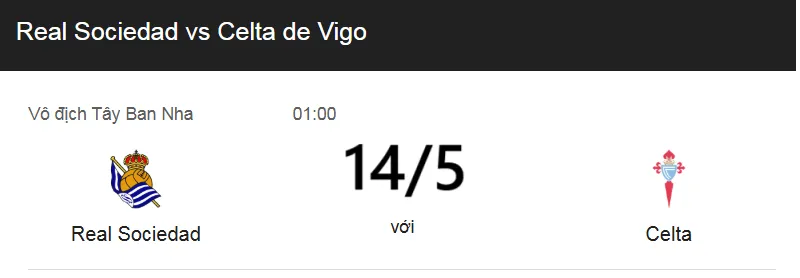 Nhận định trận đấu Real Sociedad vs Celta Vigo uk88