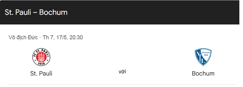 Nhận định trận đấu St Pauli vs Bochum uk88