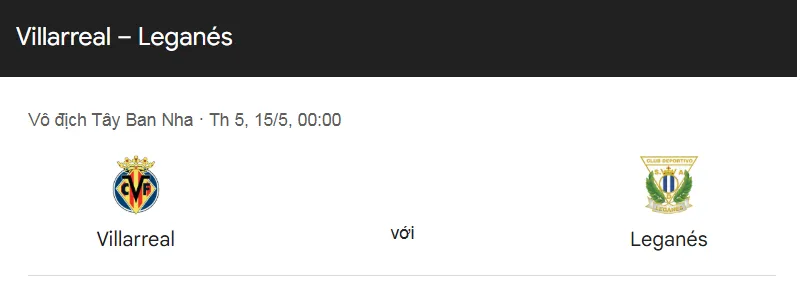 Nhận định trận đấu Villarreal vs Leganes uk88