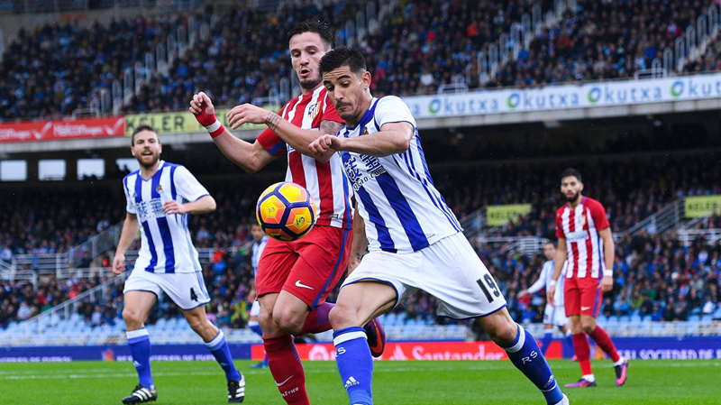 Tip kèo bóng đá trận Atletico Madrid vs Real Sociedad uk88