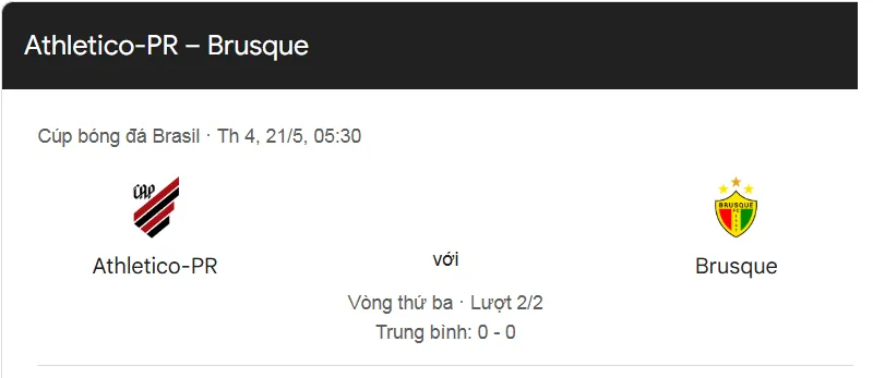 Tip kèo bóng đá trận Atletico Paranaense vs Brusque SC uk88