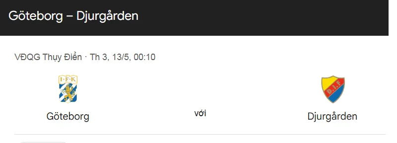 Tip kèo bóng đá trận IFK Goteborg vs Djurgarden uk88