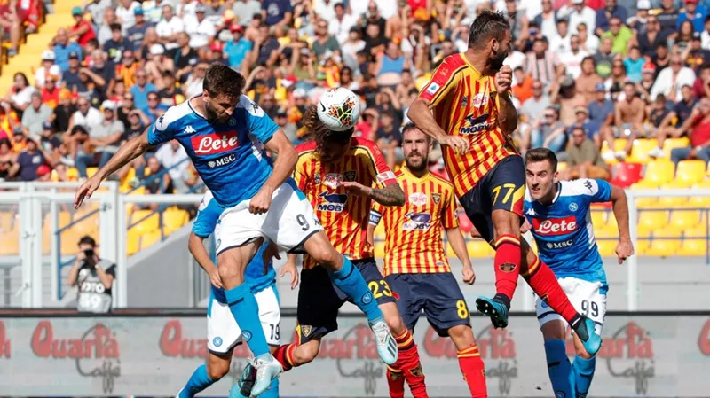 Tip kèo bóng đá trận Lecce vs Napoli uk88