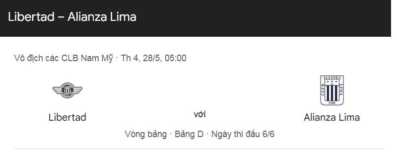 Tip kèo bóng đá trận Libertad Asuncion vs Alianza Lima uk88