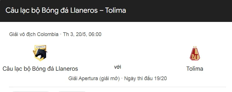 Tip kèo bóng đá trận Llaneros vs Tolima uk88