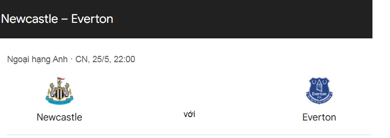 Tip kèo bóng đá trận Newcastle vs Everton uk88