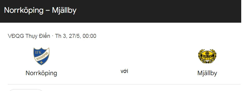 Tip kèo bóng đá trận Norrkoping vs Mjallby uk88