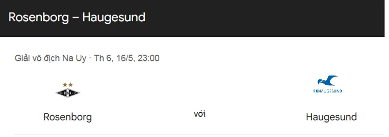 Tip kèo bóng đá trận Rosenborg vs Haugesund uk88